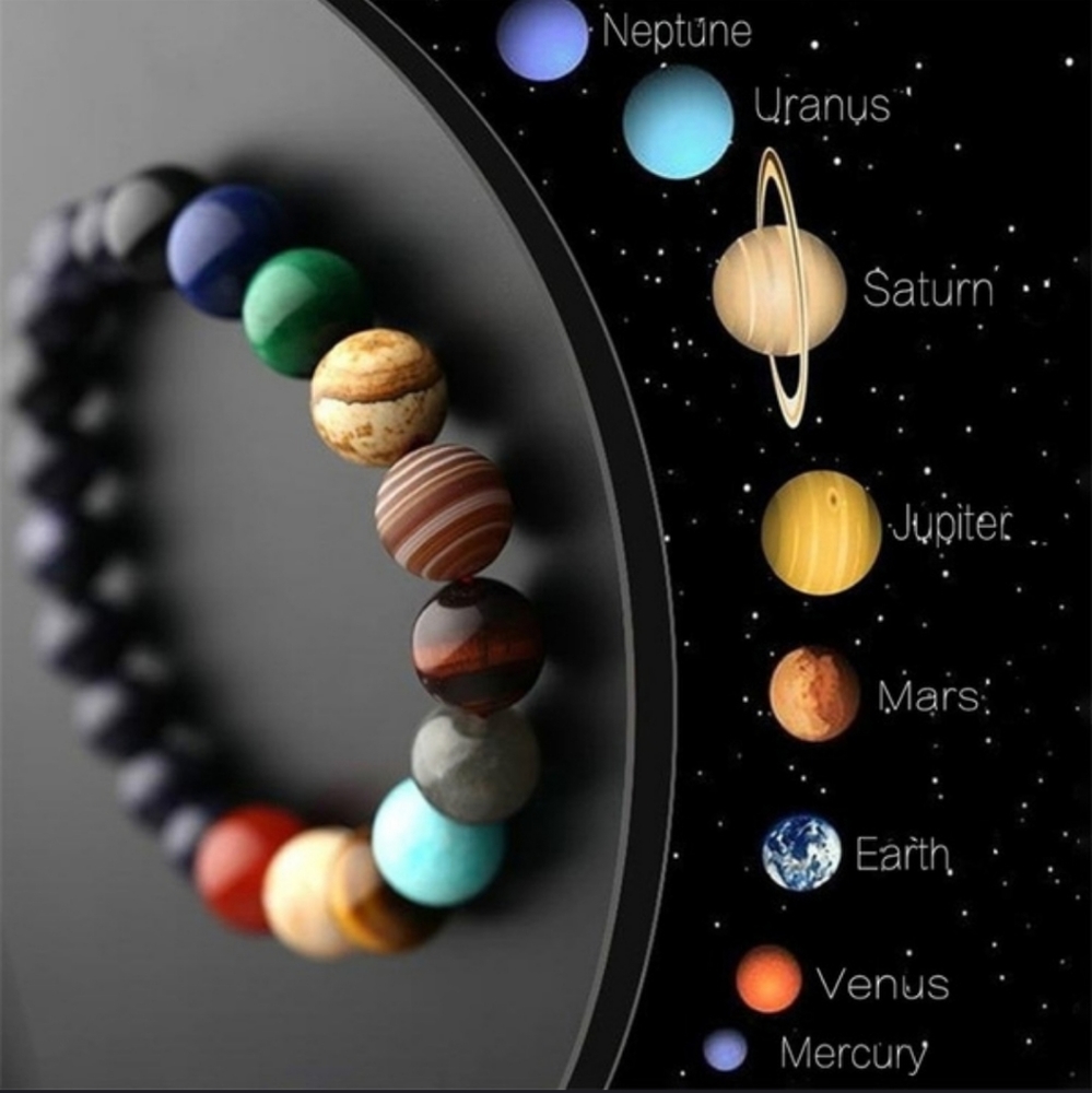 Bracelet: Natural stones, planets energy stones